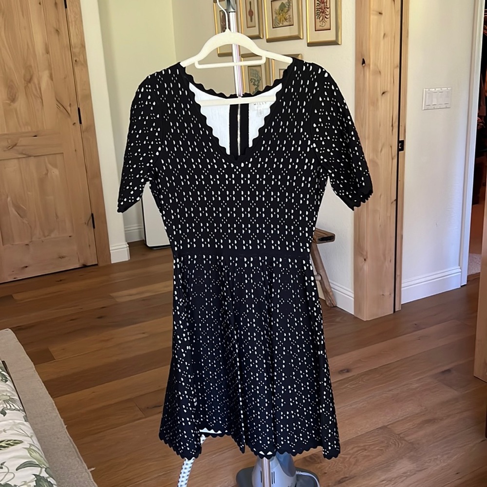 Milly dress- scallop hem